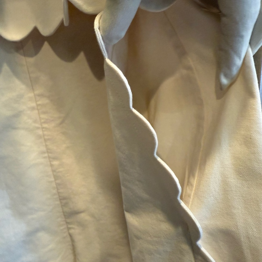 Rebecca Taylor Cream Scalloped Jumpsuit - Picture 4 of 12